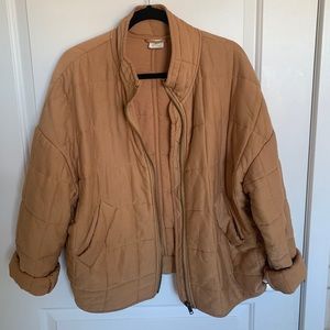 Free People style quilted Dolman jacket
